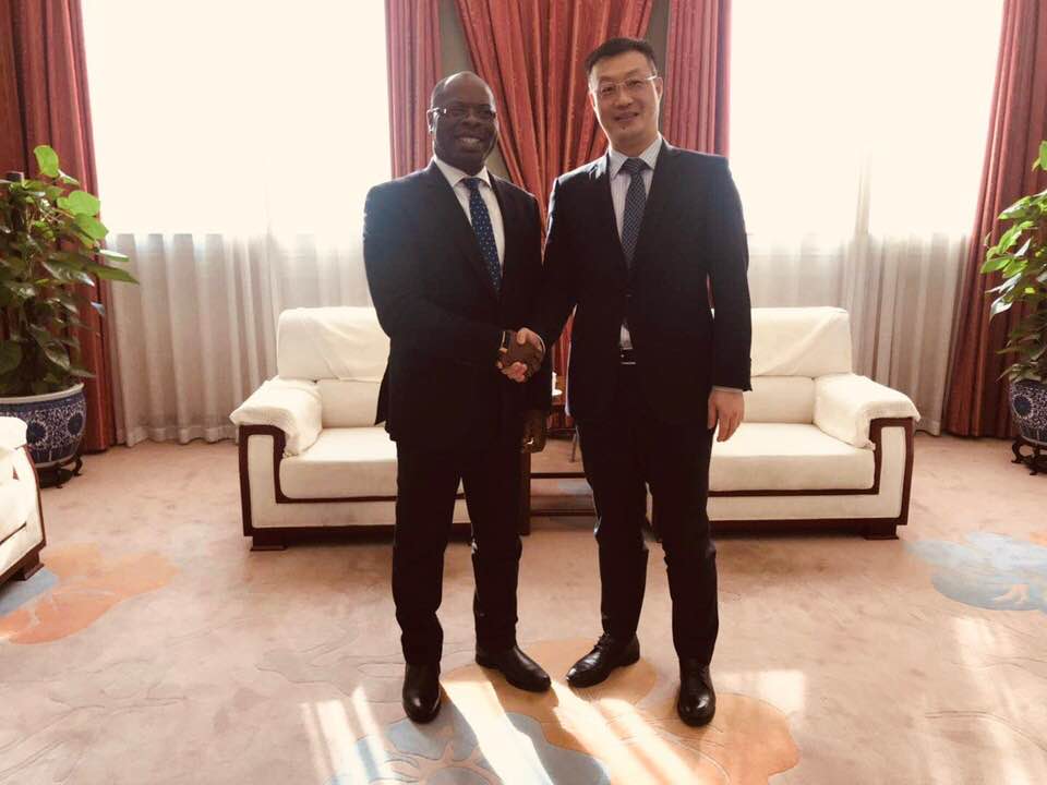 Entretien avec Son Excellent Ndong Ella et le Directeur Général des affaires africaines du Parti Communiste Chinois (PCC)